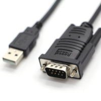 Cable Serial USB RS232 a DB9 de 9 Pines FTDI OEM/ODM (PVC+Cobre Puro+ABS, Certificado CE, ROHS, FCC, MFi) Compatible con Windows/Linux/Mac OS