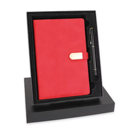 Coffret de cadeaux d'affaires de luxe best-seller Cahier A5 avec stylo Fournitures de bureau pour le festival Coffret cadeau