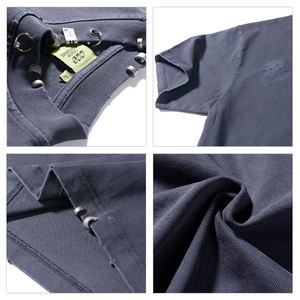 <span class=keywords><strong>T</strong></span>-<span class=keywords><strong>Shirt</strong></span> da uomo Oversize con scollo di lusso con decorazione in metallo - Product Image 5