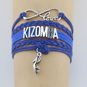 Pulsera de Aleación y Cuerda sobre Tela con Dijes de Tacones Altos de Kizomba Personalizados al por Mayor - Product Image 4