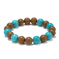 Pulsera de cuentas perfumadas a base de hierbas hecha a mano Eastern Aroma Heal, pulsera de cuentas de hierbas chinas con perlas de piedra natural, joyería de uso diario.