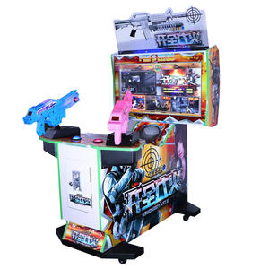 Máquina Arcade de Disparos para Dos Jugadores que Funciona con Monedas, Gabinete de Juego de Batalla con <span class=keywords><strong>Pistolas</strong></span> HD para Centro de Entretenimiento, Centro Comercial, Entretenimiento Interior - Product Image 2