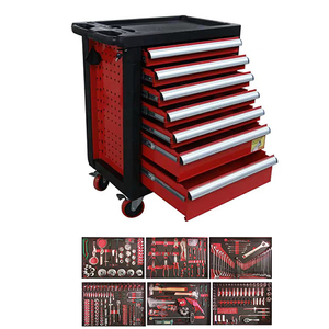 Heavy duty tool trolley with 7 drawers Carrito de herramientas 421pcs Garage Tools Storage Cabinet workshop tool trolley