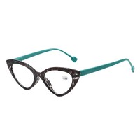 Lunettes de lecture œil-de-chat à motif floral pour femmes, avec branches à charnière à ressort, ne pinceront pas le visage, verres presbytes colorés et élégants pour femmes d'âge mûr