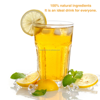 Té Instantáneo de Cúrcuma y Jengibre con Miel, Frutas y Hierbas, Té de Limón Crudo Procesado, Infusión de Limón, Jengibre y Miel