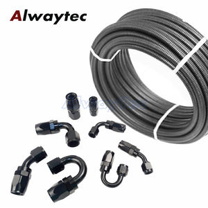 Nuevo negro <span class=keywords><strong>rojo</strong></span> AN6 6AN 90 grados combustible giratorio montaje manguera extremo aceite combustible adaptador - Product Image 4