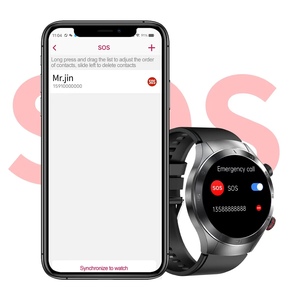 <span class=keywords><strong>Montre</strong></span> connectée E800 pour hommes et femmes, surveillance de la santé <span class=keywords><strong>ECG</strong></span>, dispositif portable intelligent, SOS d'urgence, mode multi-mouvements - Product Image 6
