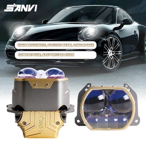 SANVI Nouveau projecteur LED 3 pouces L600S super lumineux, lentille de projecteur LED 3 pouces, phares de voiture, lentille LED de remplacement, lampe de voiture 6000K - Product Image 2