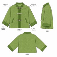 Veste d'hiver chaude en polaire sherpa à manches évasées, brodée, style chinois vintage, avec boutons grenouille, de haute qualité et élégante