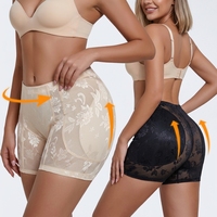 Culottes gainantes mi-hautes en nylon fin avec effet rehausseur de fesses naturel, pour un lifting des hanches et une sculpture corporelle pour femme