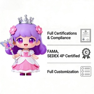 Figurine d'action ODM 1/6, Fée <span class=keywords><strong>Papillon</strong></span> aux Cheveux Violets, Figurines en Vinyle 3D, Ensemble de Poupées Personnalisées de la Série Contes de Fées, Boîte Mystère - Product Image 5