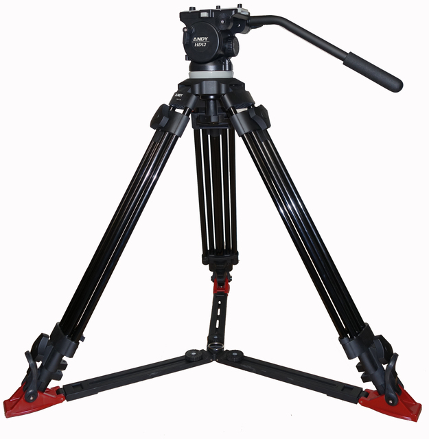 Professional DSLR Mini Camera Backpacking Tripod 12kg Payload Aluminum Alloy Tripod