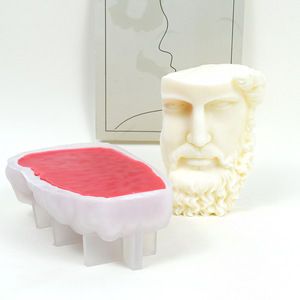 แม่พิมพ์ซิลิโคน SYH1358 รุ่น Early Riser รูปทรงมิเกลันเจโล สำหรับทำเทียนหอมและสบู่ แม่พิมพ์สี่เหลี่ยมสำหรับทำเค้ก - Product Image 4