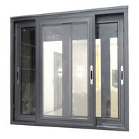 Puertas de ventanas de aluminio abatibles para el hogar de Europa, ventanas de aluminio y puertas correderas