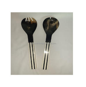 Venta caliente hecho a mano cuerno hueso cucharas alta demanda utensilios de cocina casuales para el hogar Hotel restaurante uso venta al por mayor disponible - Product Image 2