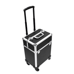 Valise professionnelle grande capacité, résistante à l'eau, durable, pour maquillage, avec <span class=keywords><strong>4</strong></span> roues, valise à roulettes pour cosmétiques - Product Image 2