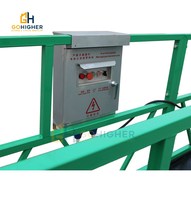 Échafaudage suspendu électrique ZLP630/800, plateforme suspendue 500 ZLP pour l'entretien des murs extérieurs