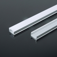 Profil de lumière LED populaire décoration murale canal en aluminium pliant