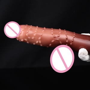 Vibrador de Silicona FAAK de 10 Velocidades, Dildo Realista, Tapón Anal Vibrante, Estimulador de Clítoris, Masajeador de Próstata, Juguetes Sexuales, Masturbador - Product Image 1