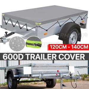 Cubierta para Remolque de Camioneta de 120-140 cm, Toldo Resistente para Remolque, Cubierta Impermeable y a Prueba de Polvo 600D Universal - Product Image 1