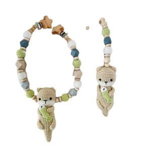 Cuna colgante música coche colgante muñeca carrito cadena chupete Clip nuevo bebé calmante Nibble mordida juguete mordedor chupete Clip - Product Image 1