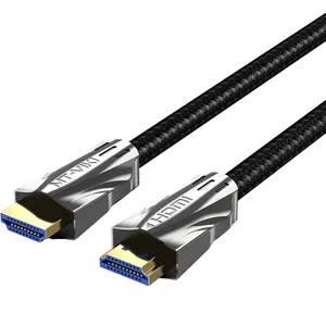 Kabel HDMI 8K 60HZ 2m, MT-VIKI 4K HDMI 2.1, kepang nilon berlapis emas