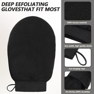 2 gants exfoliants coréens en fibre de viscose de haute qualité pour le corps, type Hammam marocain - Product Image 2