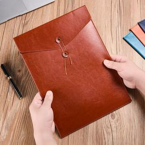 <span class=keywords><strong>Borsa</strong></span> Portadocumenti in Pelle PU GF A4 Verticale Orizzontale, Custodia per Ufficio, Cartella Portadocumenti Personalizzabile con Logo per Contratti, Fatture, Tablet, Documenti - Product Image 2