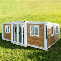 Vente directe usine – Villas de luxe préfabriquées, maisons conteneurs modulaires extensibles en acier de 20 et 40 pieds, 2-3 chambres, pour usage résidentiel