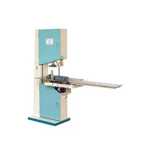 Vertical cutting machine, bandsaw cutter for small toilet paper roll making equipment