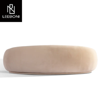 Tissu en velours de luxe confortable pour canapé 3 places, mobilier de villa, vente en gros, faible MOQ, tendance