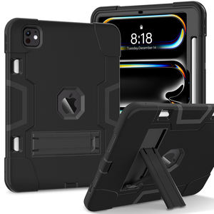 Funda Resistente para Tablet <span class=keywords><strong>iPad</strong></span> <span class=keywords><strong>Pro</strong></span> 11 Pulgadas 2024 M4 /<span class=keywords><strong>Pro</strong></span> 11\" 2025 M5 con Soporte para Lápiz, Funda Protectora de Silicona y Plástico Resistente a Golpes - Product Image 1