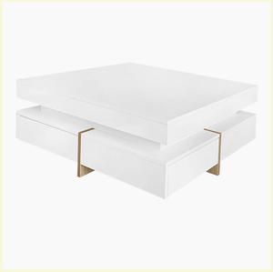 <span class=keywords><strong>Table</strong></span> basse d'adaptation multi-scènes <span class=keywords><strong>Table</strong></span> centrale de salon au design délicat avec surface très brillante - Product Image 1
