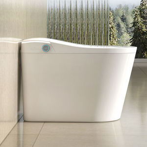 WC intelligent japonais monobloc avec chasse d'eau automatique à capteur et ouverture électrique - Product Image 2