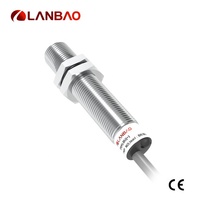 Lanbao — capteur de test de vitesse d'engrenage, boîtier M12 de capteur de Distance de 2mm, interrupteur de capteur de proximité inductif, 40khz
