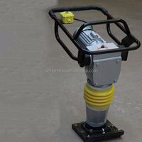 Machine à compacter pneumatique à essence QIC, modèle RM80, compacteur industriel personnalisé avec moteur