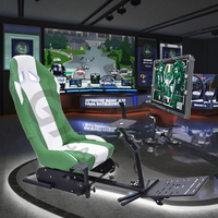 GY020 Plaque de pédale réglable personnalisée Simulateur de voiture Cockpit Sim Racing Équipement de jeu Chaise Siège pour PC, Playstation 2 3, Xbox