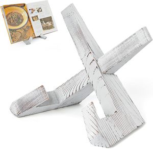 Supporto Professionale per Ricette in Legno Massello, Portatile, con Struttura a X, Supporto Universale per Tablet, per Chef Professionisti e Forniture da Cucina - Product Image 2