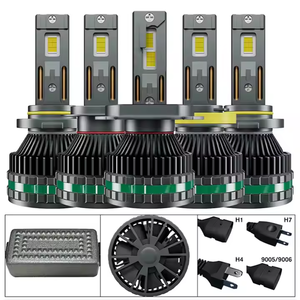 Phares LED de voiture super lumineux 12V 120W H4 12000LM 6500K K18, faisceau haut/bas, puce 4575, ajustement universel, phare LED automobile - Product Image 3