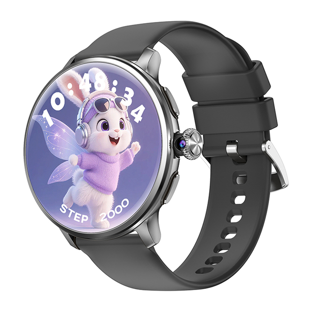 1.6" Amoled Display H88 4G Smart Watch 3+32GB Memory Download App GPS Tracker Phone Call SIM Android Smartwatch with 2MP Camera