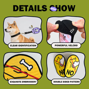 <span class=keywords><strong>Laisse</strong></span> pour animaux de compagnie chat et <span class=keywords><strong>chien</strong></span> <span class=keywords><strong>panneau</strong></span> d'avertissement chat signe étiquette d'invite autocollant <span class=keywords><strong>chien</strong></span> marche <span class=keywords><strong>laisse</strong></span> décoration Anti-touch et Anti-alimentation - Product Image 4