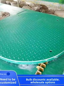 Grille en plastique renforcé de fibres de verre antidérapante à motif diamant pour drainage de câbles, stockage, étanchéité, toilettes et fosses septiques - Product Image 5
