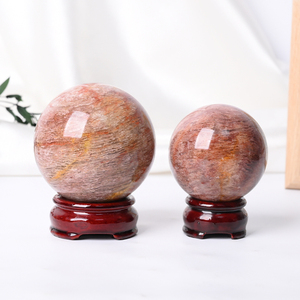 High Quality Melaleuca Garden Quartz Sphere Hand Polished <b>Crystal</b> Healing Stone Sphere <b>Ball</b> for Decoration - Product Image 4