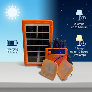 Ev Güneş Enerjisi Depolama Sistemi Lityum İyon Pil MPPT Kontrol Cihazı 3W Güneş Paneli 5W <span class=keywords><strong>LED</strong></span> Ampuller Acil Durum Aydınlatma Şarj Cihazı - Product Image 2