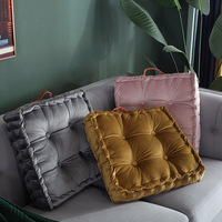 Coussin de siège de massage épais en peluche luxe grand coussin de canapé extérieur coussins ronds de cercle de sol avec logo personnalisé oreiller Meditat