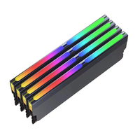 ASIAHORSE Refroidisseur de mémoire RAM ARGB à haute efficacité thermique, couverture de dissipateur thermique DDR 5V pour boîtier d'ordinateur
