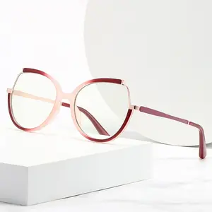 883时尚猫眼眼镜架tr90女式光学镜架防蓝光眼镜定制标志街头风格眼镜