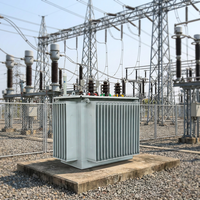 Transformateur immergé dans l'huile H61 H59 160 kVA, 3 phases 10 kV 380 V, haute efficacité, faible perte, bobine à double enroulement, alimentation électrique de distribution