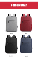 Sac à dos pour ordinateur portable pour hommes, grande capacité, sac à livres pour étudiants, sac d'école étanche avec chargement USB