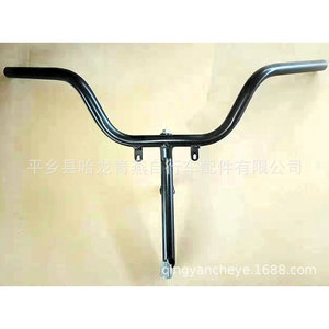 Manillares para Bicicleta Eléctrica, Tipo Riser de Hierro Negro, Duraderos, con Cabezal de Sujeción para Manillar, Juego de Piezas - Product Image 4